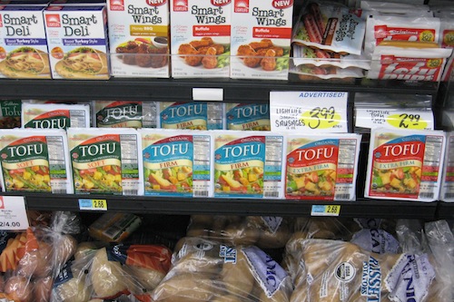 where is tofu in the grocery store