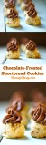 Chocolate frosted pecan shortrbread cookies are perfect for the holidays.
