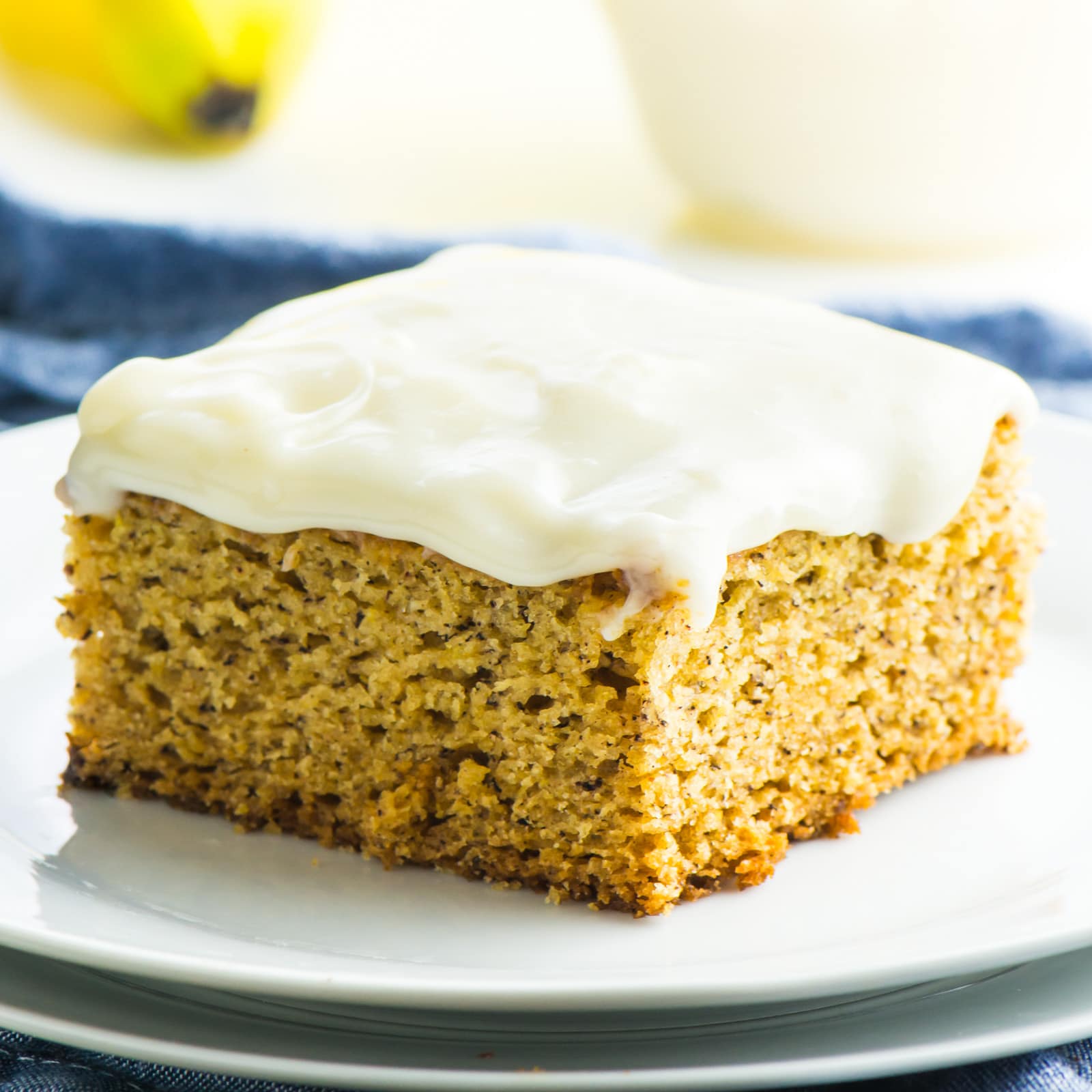 Carrot Cake Banana Bread with Cream Cheese Frosting (Vegan) - Abbey's  Kitchen
