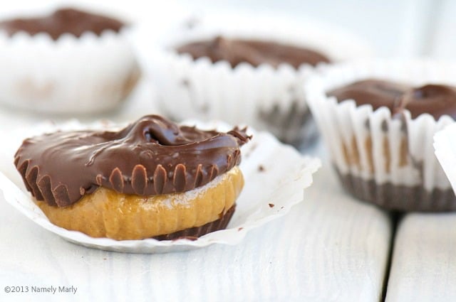 The rich flavor of molasses comes through in these Peanut Butter Molasses Cups