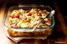 Vegan Pizza Pot Pie - a delicious weeknight meal