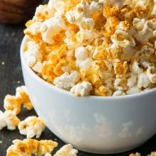 The best DIY Microwave Popcorn with a recipe for Nooch Popcorn. It's butter-free, healthy, affordable, and OH so delicious!