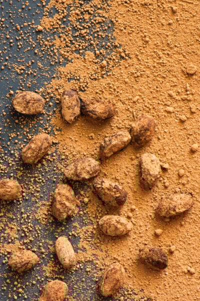 Crispy and creamy combine in these Dark Chocolate Covered Almonds Recipe with Sea Salt. You'll enjoy the creamy chocolate coating over raw, crunchy almonds!