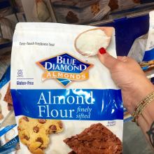 The Almond Flour is a great item to have on hand and it's just one of 36 favorite vegan products from Costco