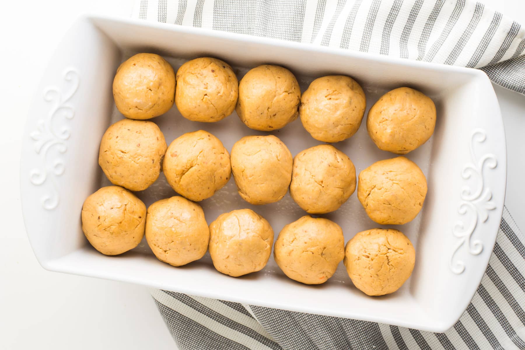 These vegan Sweet Potato Dinner Rolls require some time for rising.