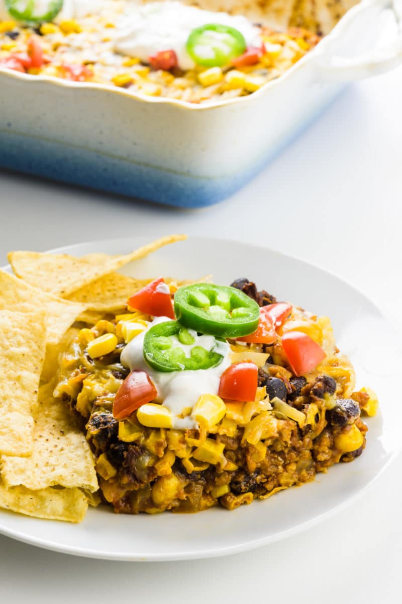Tasty Vegan Taco Casserole — Easy and Delicious - Namely Marly