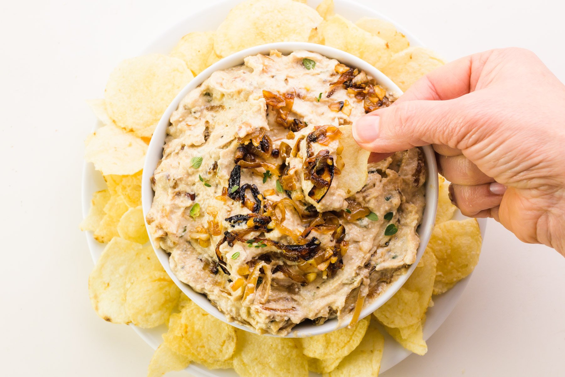 Vegan French Onion Dip