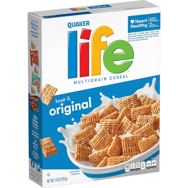 a box of life cereal