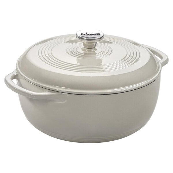 a 6-quart cast iron dutch oven pot