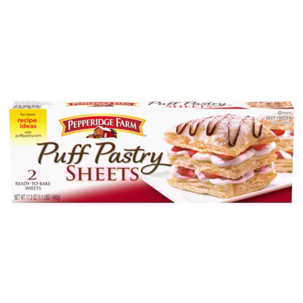 a box of pepperidge farm puff pastry sheets