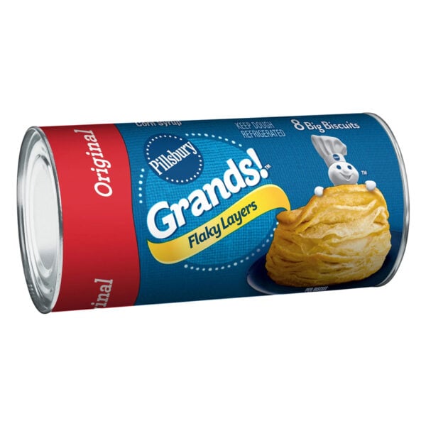 a tube of pillsbury grands biscuits