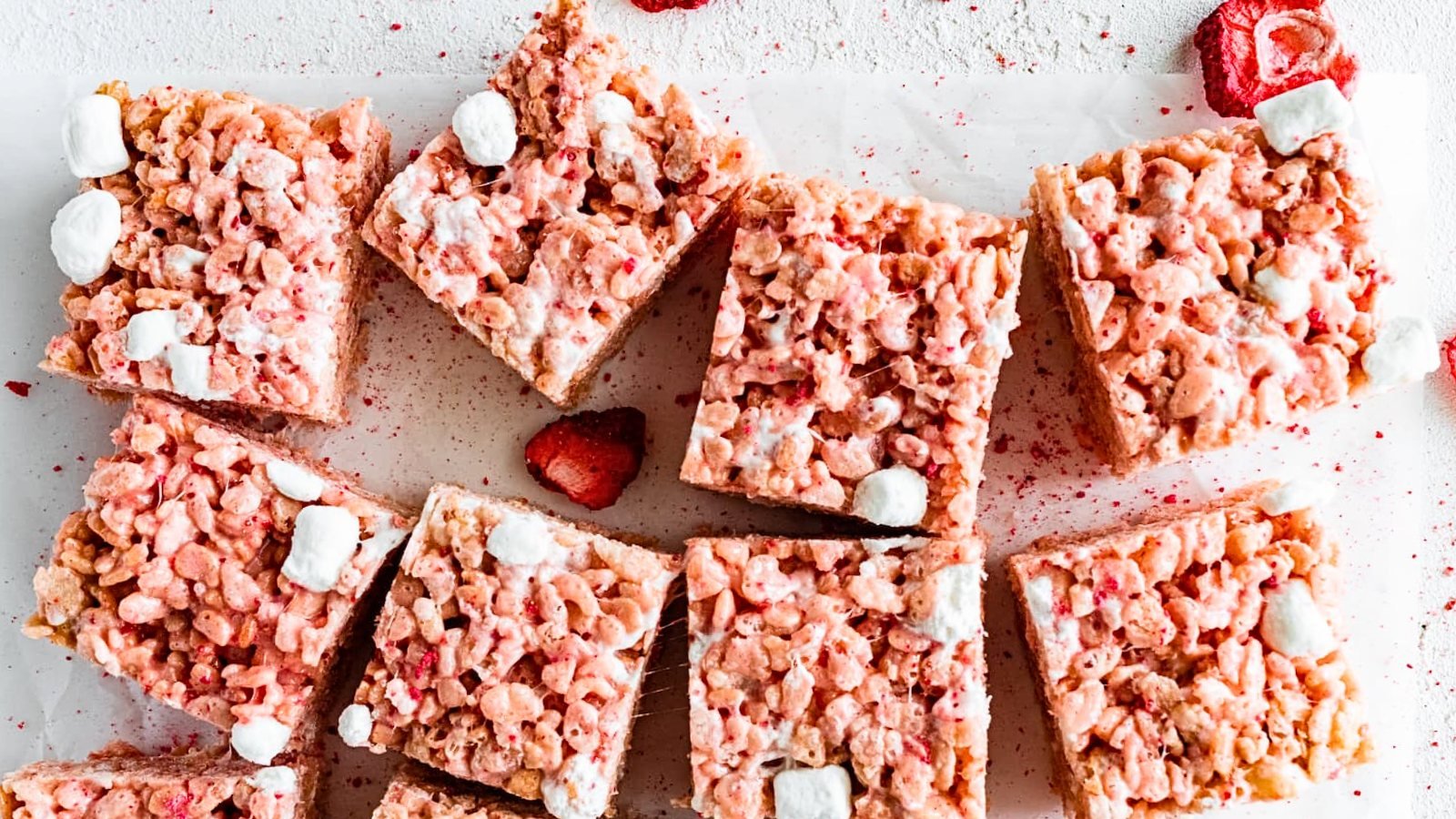 Strawberry Rice Krispie Treats