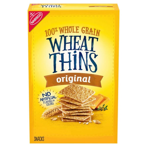 a box of wheat thins crackers